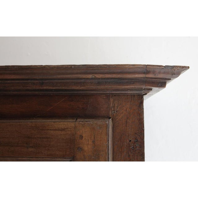 Wood Early 19th Century French Provincial Oak Cupboard For Sale - Image 7 of 18