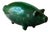 Antique Dutch Folk Art Green Glazed Earthenware Piggy Bank, 19th Century For Sale