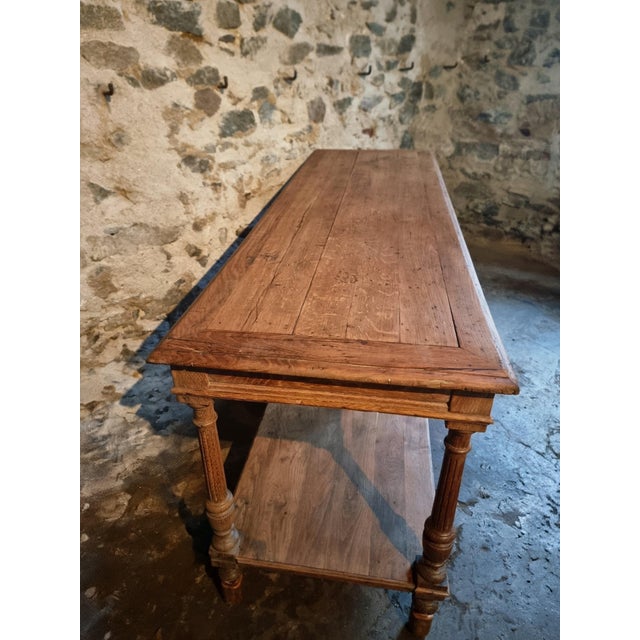 Antique French Oak Drapers Table, 19th Century For Sale - Image 17 of 18