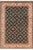 Shabby Chic 1990's Floral Pak-Persian Green/Ivory Wool Rug - 6'1'' X 9'2'' For Sale - Image 9 of 9