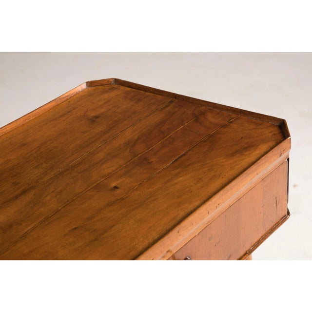 Brown Rectangular Walnut Table, 1850 For Sale - Image 8 of 12