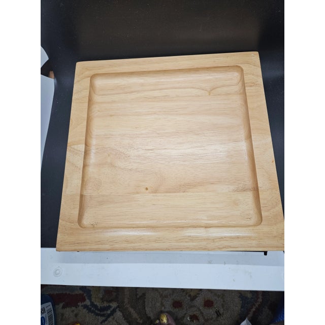 Vintage Studio Nova Thailand Blonde Wood Serving Tray, Lazy Susan