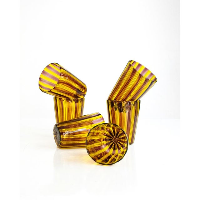 Murano Glasses Ribes Studio, 2004, Set of 6 For Sale - Image 6 of 9