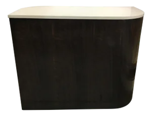 Caracole Modern Zephyr Wood and Stone Side Table