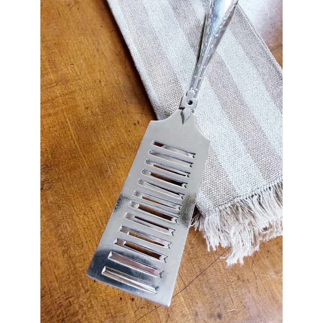 Mappin & Webb Antique Silver Plated Asparagus Tongs From Ritz Carlton Hotel For Sale - Image 4 of 8