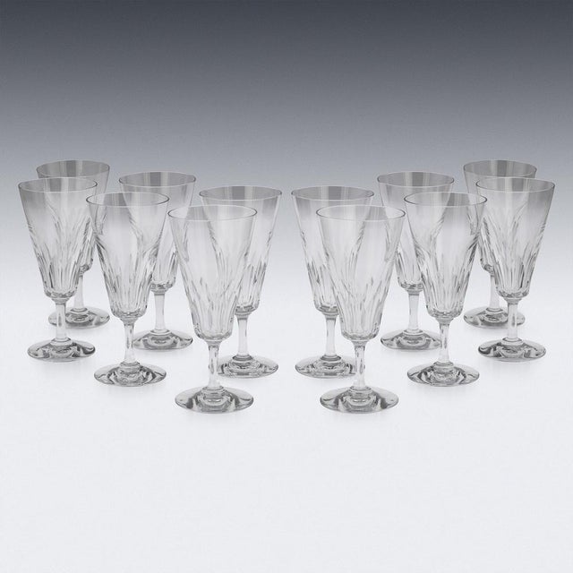 Drinking Glasses by Baccarat, France, 1960, Set of 36 For Sale - Image 16 of 18