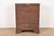 Henkel Harris Georgian Solid Cherry Wood Highboy Dresser, Circa 1960s For Sale - Image 11 of 12