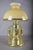 Nautical Gold-Plated Table Lamp with Glass Dome Shade, 1980s For Sale - Image 10 of 18