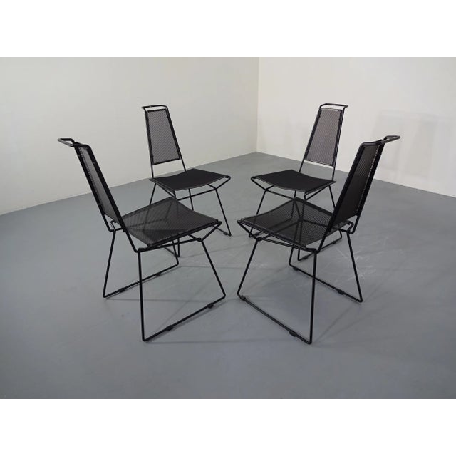 Metal Chairs by Rolf Rahmlow, 1980s, Set of 4 For Sale - Image 10 of 18