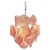 Vintage Italian Murano Chandelier with 24 Pink Disks, 1978 For Sale - Image 17 of 17