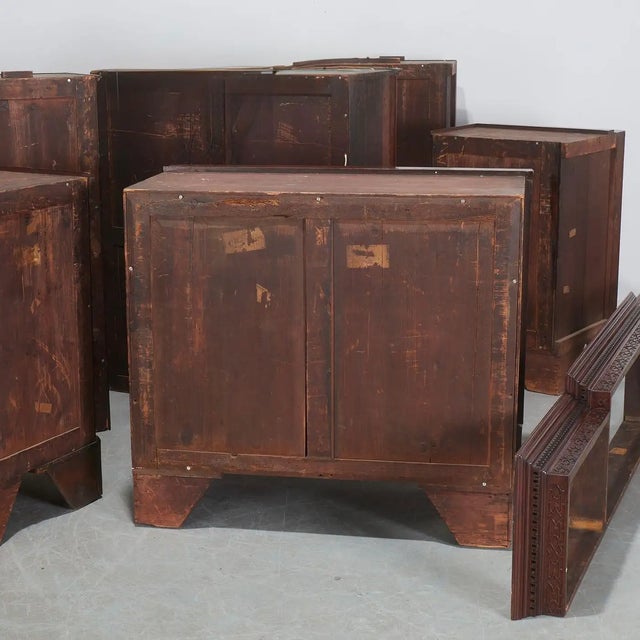 18th Century George III Mahogany Breakfront Bookcase For Sale - Image 10 of 10