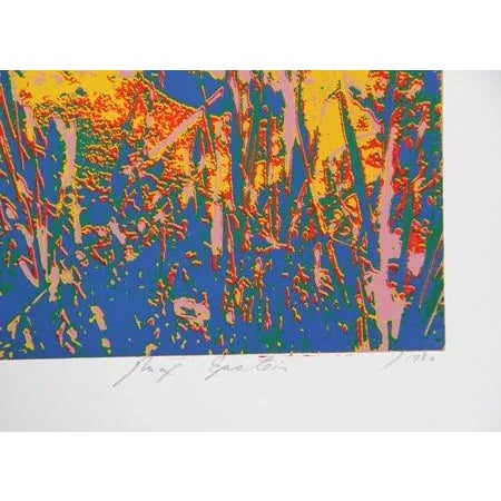Artist: Max Epstein, Canadian (1932 - 2002) Title: Blue Lagoon Year: 1980 Medium: Serigraph, signed and numbered in pencil...
