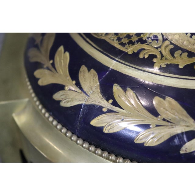 Late 19th Century 19th C. Sevres Style Bronze Mounted Porcelain Vase For Sale - Image 5 of 13