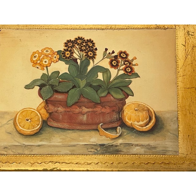 1940s Antique Italian Florentine Gilded Tray For Sale - Image 5 of 5