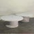 Pair of Minimalist Veined Marble Indoor/Outdoor Coffee Tables For Sale In Los Angeles - Image 6 of 8