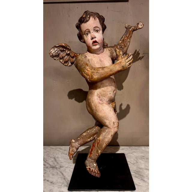 Pair of Italian Putti Statues For Sale - Image 6 of 9