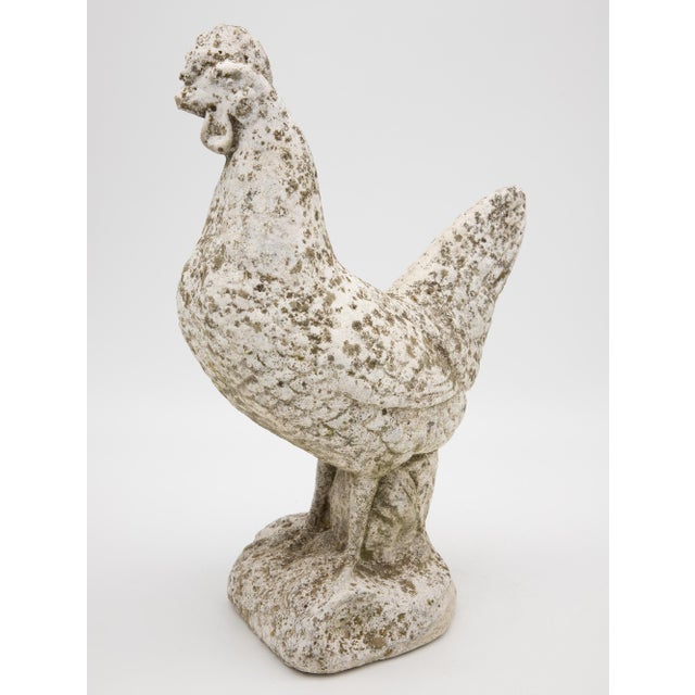 French Cast Stone Rooster For Sale - Image 4 of 9