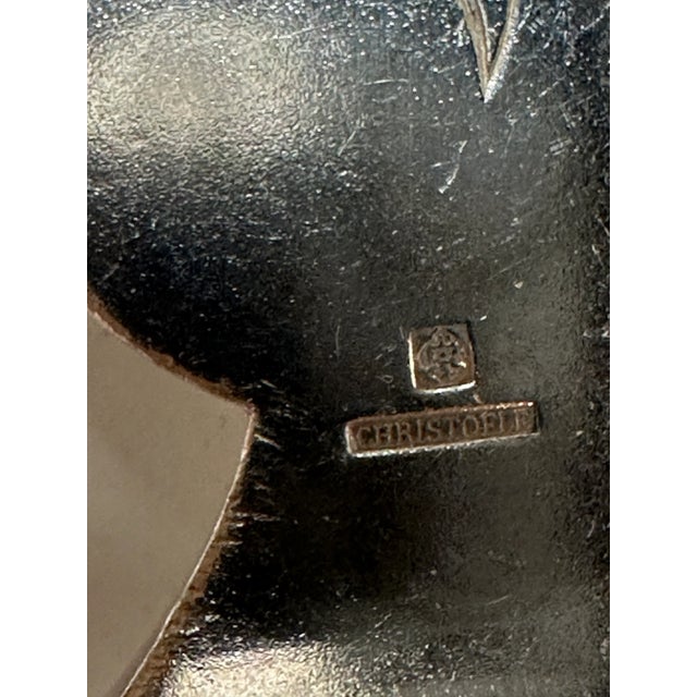 1920s Antique Christofle Marly Fish Set, France- 2 Pieces For Sale - Image 10 of 10