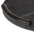 Forte Leather Tray Round, Black For Sale - Image 4 of 5