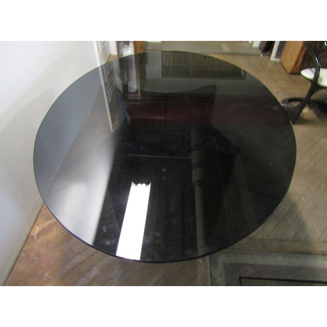 1970's Chromcraft Casala Casalino Alexander Begge Smoked Acrylic Space Age Table and Four Chairs For Sale - Image 6 of 16