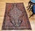 19th Century 19th Century Persian Farahan Rug, Hand-Knotted Wool, Floral Medallion Design, Blue & Red, 4x6 For Sale - Image 5 of 18