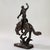 Abstract Bronze Cowboy on Bucking Horse Sculpture, 12” H For Sale - Image 9 of 12