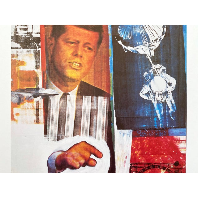 1990s Robert Rauschenberg Vintage 1993 Pop Art Offset Lithograph Print " Retroactive " 1964 For Sale - Image 5 of 12
