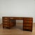Vintage Large Scale Leather Top Campaign Style Partners Desk by Baker For Sale - Image 17 of 18