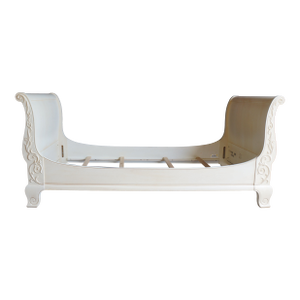 Ethan Allen Legacy Carved Twin Sleigh Bed