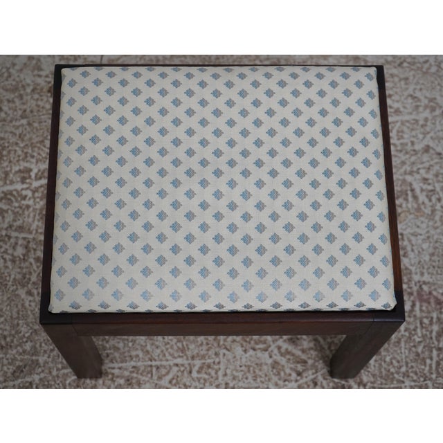 Chippendale Colonial Williamsburg Kit Furniture Mahogany Footstool For Sale - Image 3 of 13