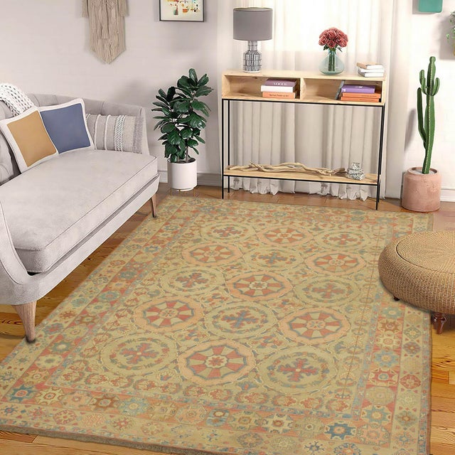 Experience the exceptional craftsmanship of this breathtaking Soumak rug, expertly created by skilled master weavers. Made...