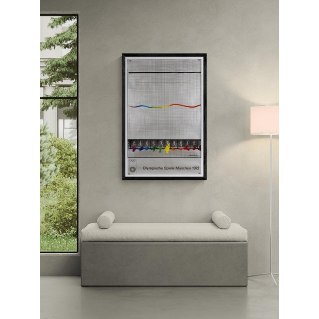 This original 16-color serigraph was designed by Shusaku Arakawa for the 1972 Munich Olympic Games. Published by Edition...