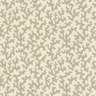 Sample- Schumacher X Veere Grenney Folly Fabric in Sage For Sale