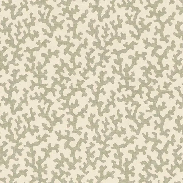Sample- Schumacher X Veere Grenney Folly Fabric in Sage For Sale