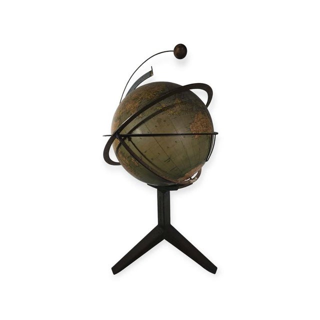 1900 - 1909 Antique Orrery Tellurium Globe by Paravia, 1900 For Sale - Image 5 of 14