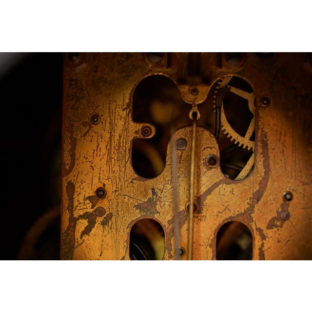 Mid 19th Century Black Marble and Gilt Ansonian Desk / Mantel Clock For Sale - Image 10 of 13