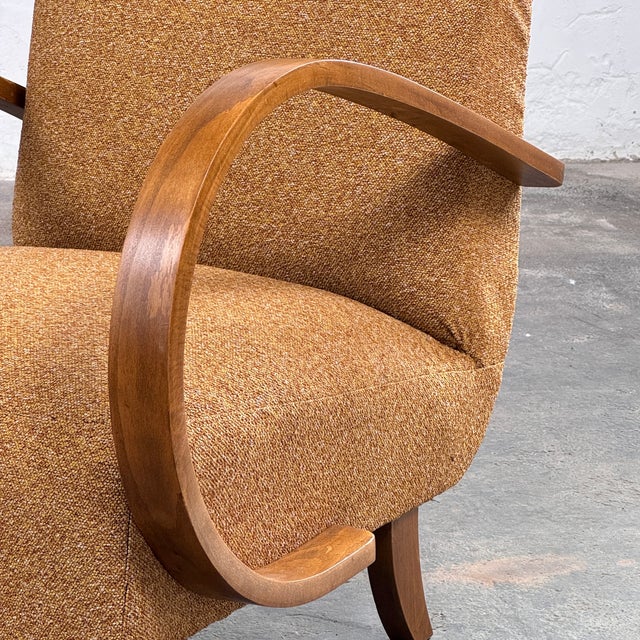 Art Deco H-410 Chairs by Jindřich Halabala for Up Závody, 1930, Set of 2 For Sale - Image 14 of 16