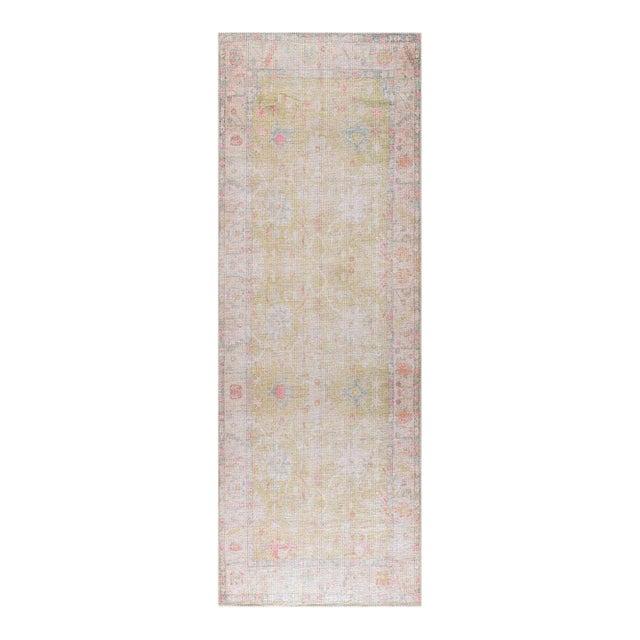 Kemer Machine Woven Rug Light Pink 3x7 For Sale