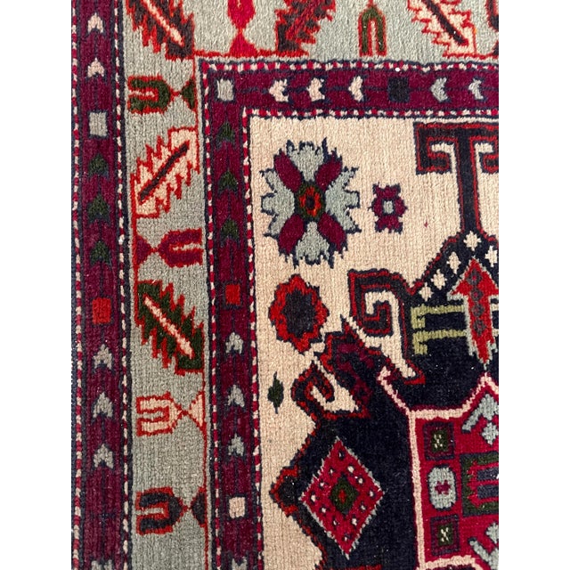 Hand-Knotted Kazak Style Rug, Turkey, 20th Century For Sale - Image 3 of 8