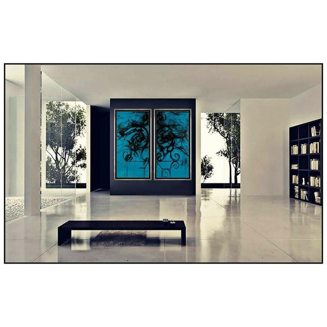Message us to inquire about custom framing options! (Included for free with every purchase) The piece is of impressive...