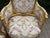 1970 French Louis XVI Gold Beech Damask Sofa Set - 3 PCS For Sale - Image 6 of 18