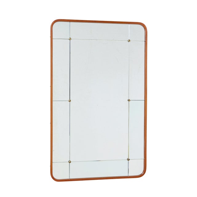 Swedish Mid Century Shaped And Segmented Wall Mirror Circa 1960. Generously sized mirror that is likely to have been made...