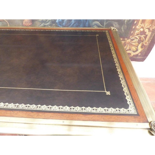 Antique Louis XV Walnut Writing Desk attributed to François Linke, 1920 For Sale - Image 13 of 18