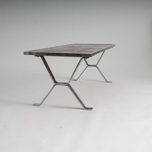 Mid-Century Modern Tiled Coffee Table from Bayer, 1960s For Sale - Image 11 of 14