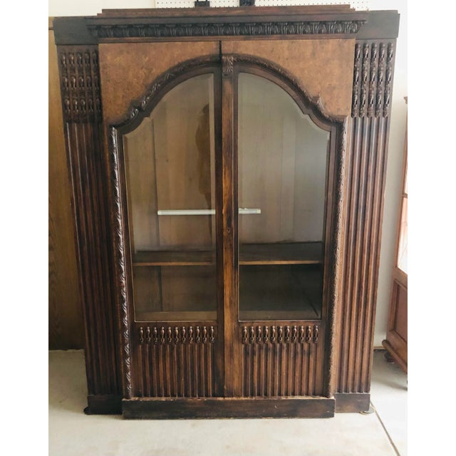 1900 Emil Gerstel Prague Walnut Bookcase For Sale - Image 10 of 10