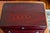 VTG Burled Mahogany Laquered Wood 3-Compartment Velvet Lined Jewelry Box For Sale - Image 9 of 13