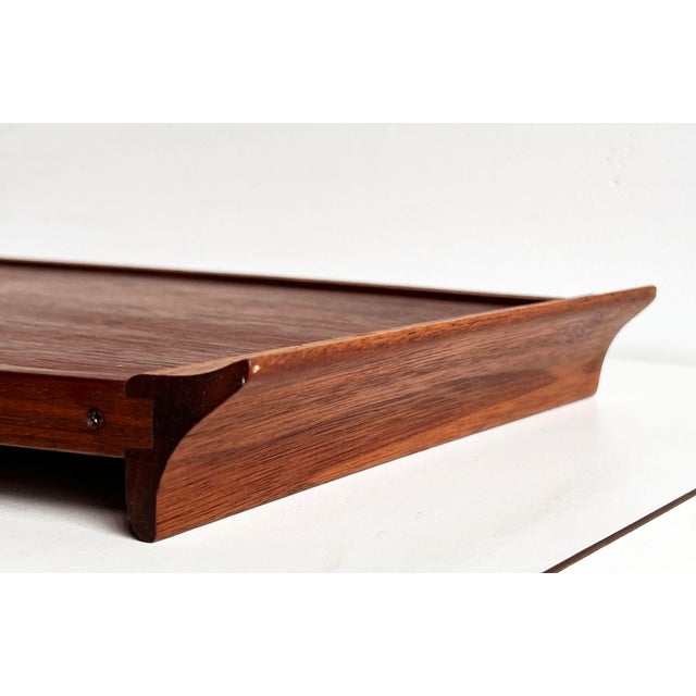 1960s Mid Century Modern Teak Electric Warming Tray by Salton Hotray, Usa, C. 1960s For Sale - Image 5 of 8