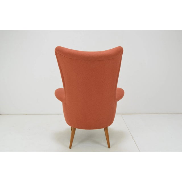 Textile Mid-Century Armchair from Up.Rousinov, 1970s For Sale - Image 7 of 12