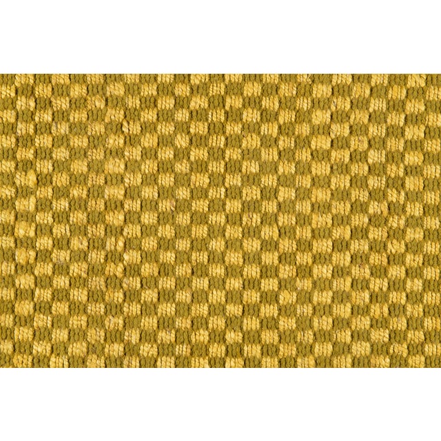 Transitional Part & Parcel Goods Textured Check Rug, 12'x15', Lime and Olive For Sale - Image 3 of 4