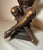 Antique 1800's Carved Wood Architectural Salvage Figural Candlestick Sculpture For Sale In New York - Image 6 of 15
